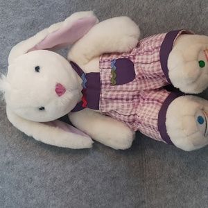 Commonwealth Easter Bunny Rabbit Plush Egg Feet Animal 1998 Target 18"